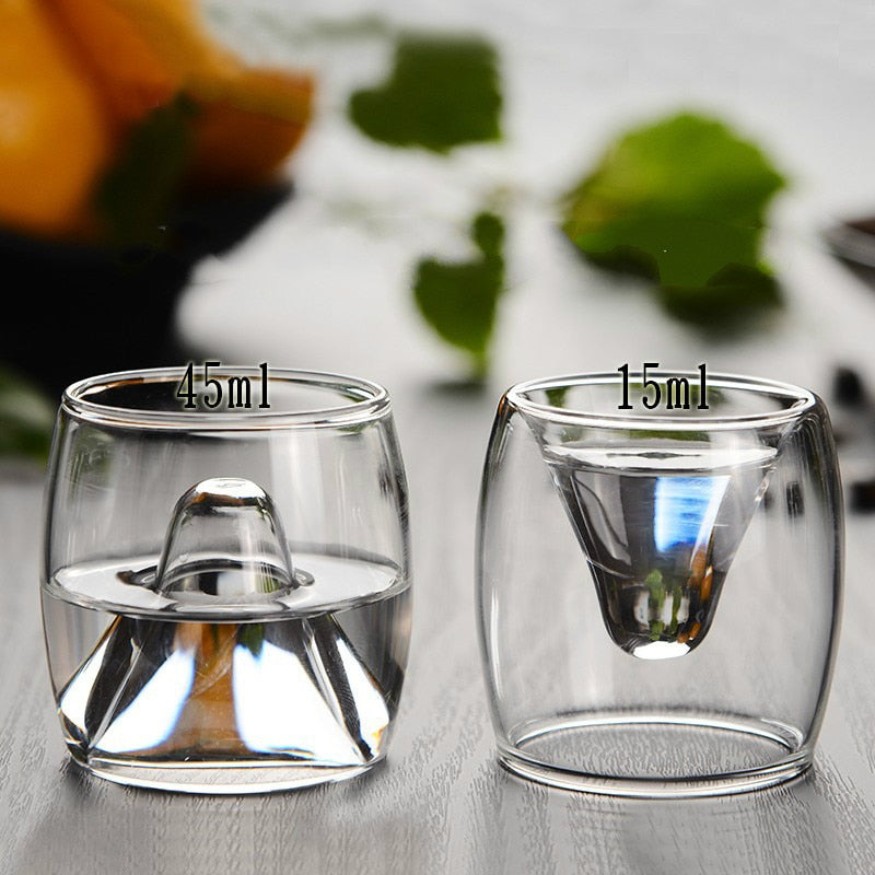 150ML Wine Set Vodka Hip Flask Bottle 15ML 45ML Positive and Negative Spirit  Bar Home Bar Sets Pot Wine Sake Hip Flask and Cup